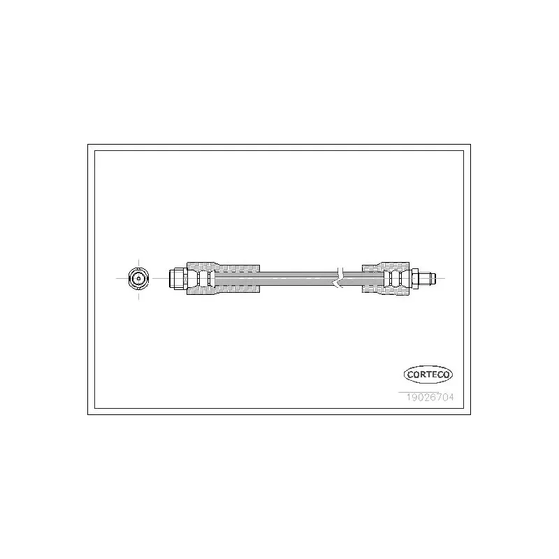 CORTECO 19026704 Tubo flexible de frenos