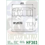 Filtro de aceite HF 303 Hiflofiltro