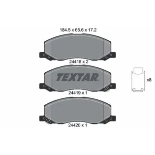 TEXTAR 2441801 Juego de pastillas de freno
