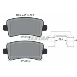 TEXTAR 2442102 Juego de pastillas de freno