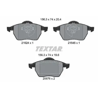 TEXTAR 2162402 Juego de pastillas de freno