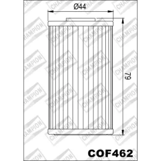 Filtro de aceite Champion para moto COF462