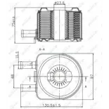 NRF 31735 Radiador de aceite, aceite motor