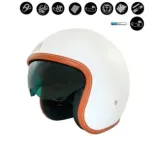 Casco Jet Lem Sport Solid Blanco talla S - SPORT150S