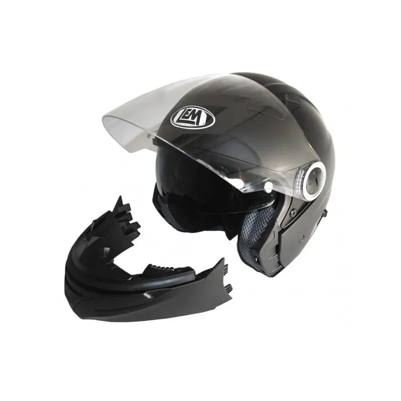 Casco Lem modular Negro Mate talla S - MULTI056S