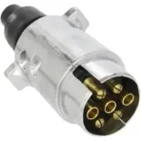 Conector enchufe de remolque metalico macho 7 pines