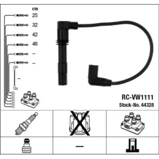 NGK 44328 Juego de cables de encendido