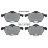 TEXTAR 2311701 Juego de pastillas de freno