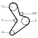 CONTINENTAL CTAM CT1038K1 Juego de correas dentadas