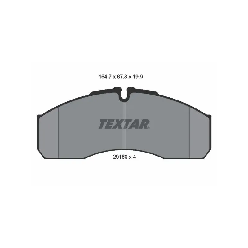 TEXTAR 2916002 Juego de pastillas de freno