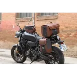 Bolsa sillin moto SHAD acabado piel cafe racer X0SR28