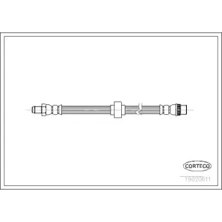 CORTECO 19020611 Tubo flexible de frenos