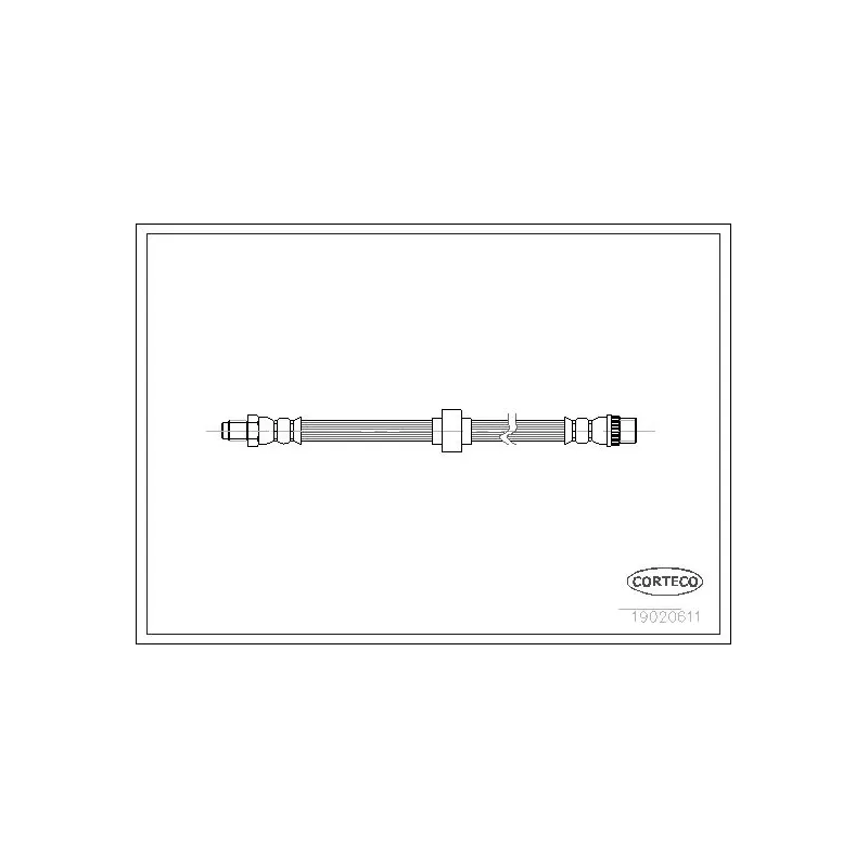 CORTECO 19020611 Tubo flexible de frenos
