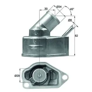 MAHLE TI 10 92 Termostato, refrigerante