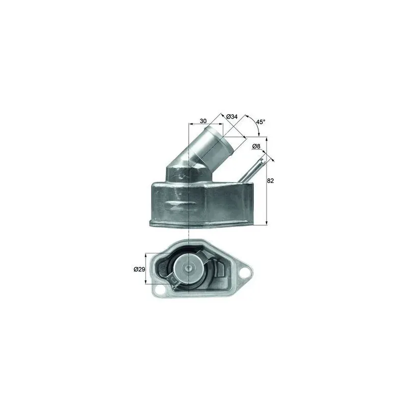 MAHLE TI 10 92 Termostato, refrigerante