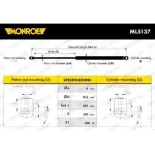 MONROE ML5137 Muelle neumático, maletero/compartimento de carga