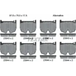 TEXTAR 2394301 Juego de pastillas de freno