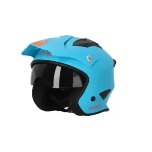 Casco Acerbis Jet Aria 22-06 color azul 0025055.041