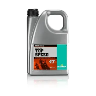 Aceite moto Motorex Top Speed 4T 15W50 4L MT062I004T