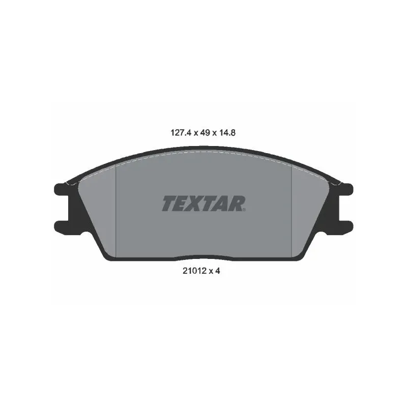 TEXTAR 2101204 Juego de pastillas de freno