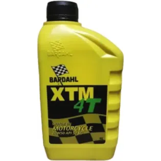 Aceite de motor Bardhal 20W50 para moto 1 litro 