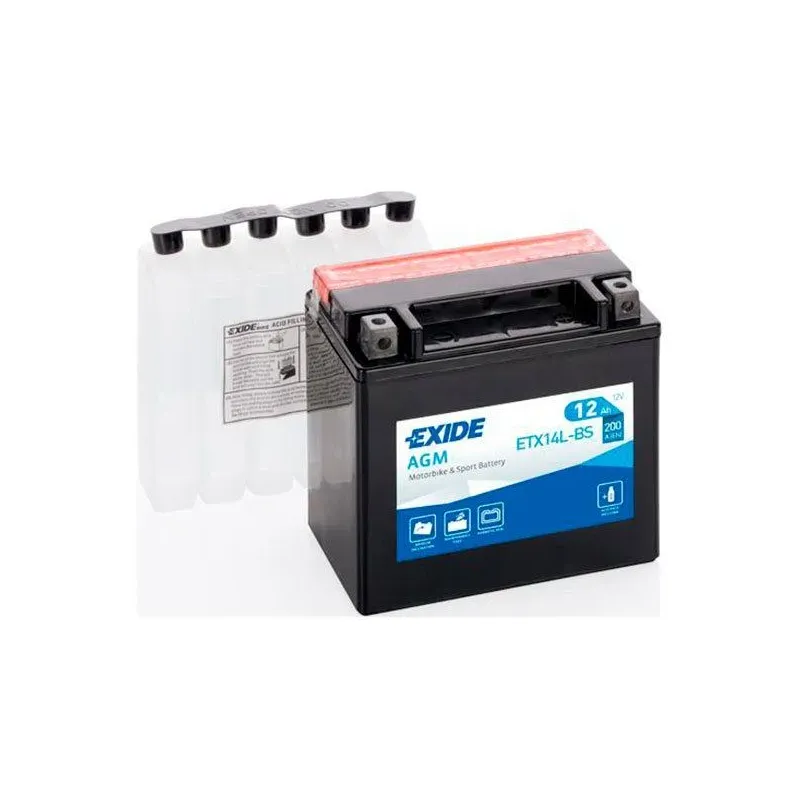 Batería Exide AGM MC Dry YTX14-BS Batería Exide AGM MC Dry YTX14-BS