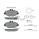 TEXTAR 2374303 Juego de pastillas de freno