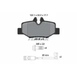 TEXTAR 2400801 Juego de pastillas de freno