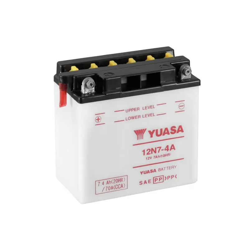 Batería para motocicleta Yuasa Conventional 7.4Ah CP - 12N7-4A