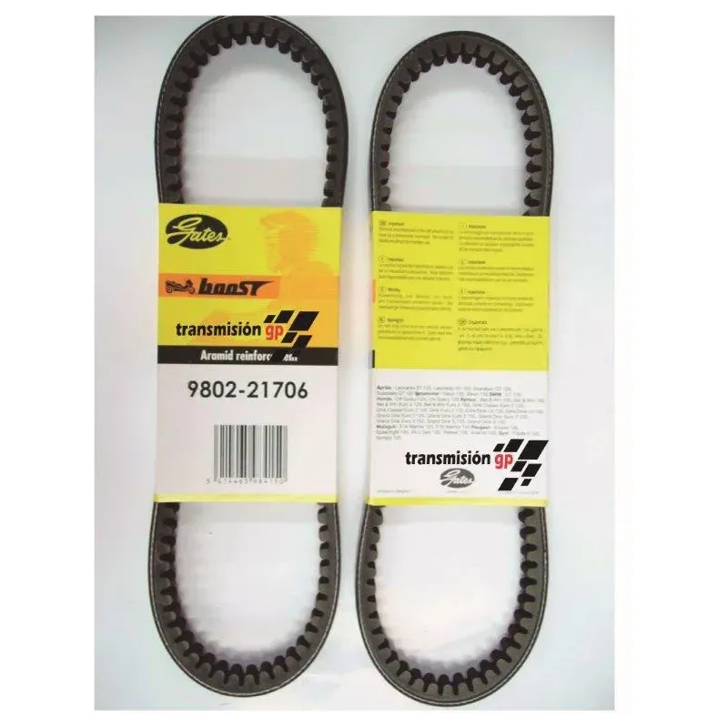Correa para moto Sym 125 Symply 07 09  Gates 9802 21706
