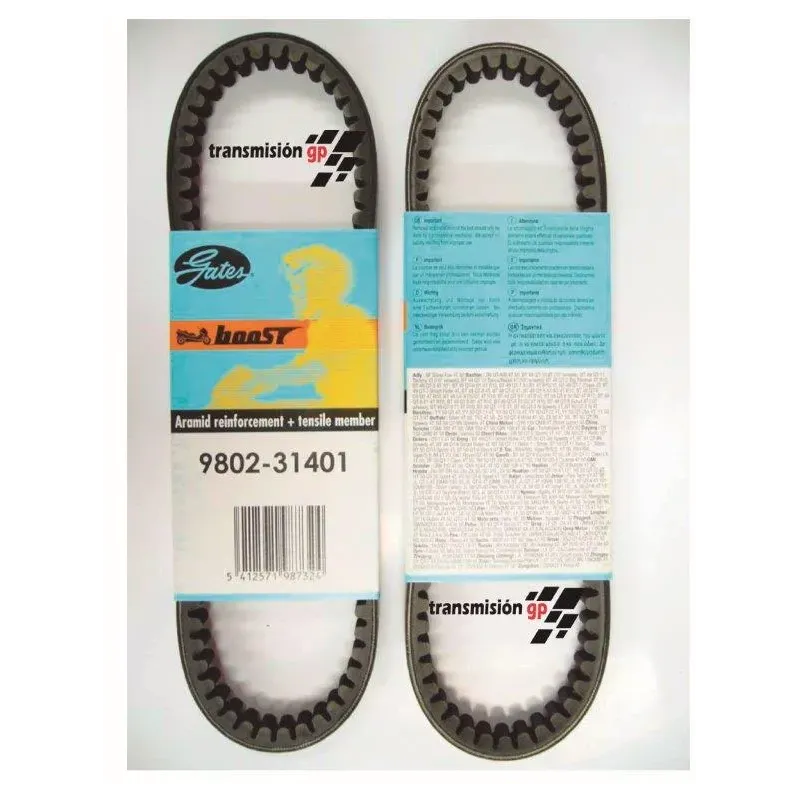 Correa para moto Boatian 50 Bt 50 Qt 9 Gates 9802 31401