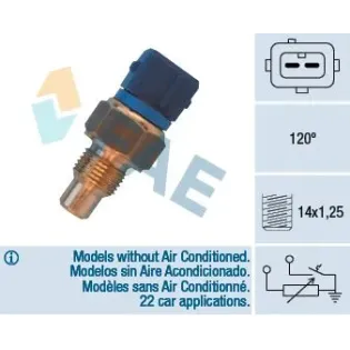 FAE 34460 Sensor de temperatura de culata