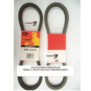 Correa para moto Malaguti Madison 400 Gates 9802 41818