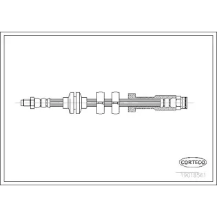CORTECO 19018561 Tubo flexible de frenos