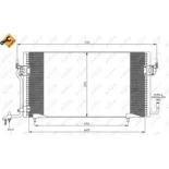 NRF 35439 Condensador, aire acondicionado