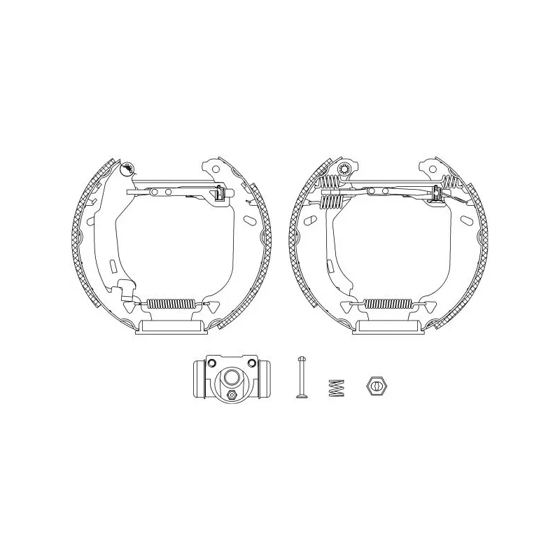 TEXTAR 84049103 Juego de zapatas de frenos