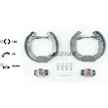 TEXTAR 84049103 Juego de zapatas de frenos