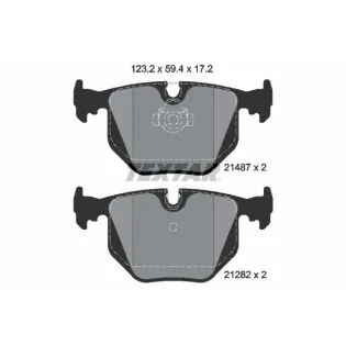 TEXTAR 2148703 Juego de pastillas de freno