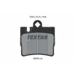 TEXTAR 2307801 Juego de pastillas de freno