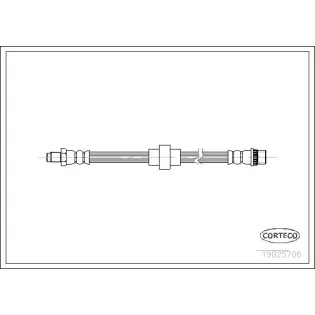 CORTECO 19025706 Tubo flexible de frenos