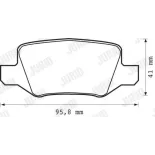 JURID 573082J Juego de pastillas de freno