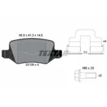 TEXTAR 2313803 Juego de pastillas de freno