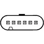 HELLA 8ET 009 142-661 Medidor de la masa de aire