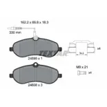 TEXTAR 2459501 Juego de pastillas de freno