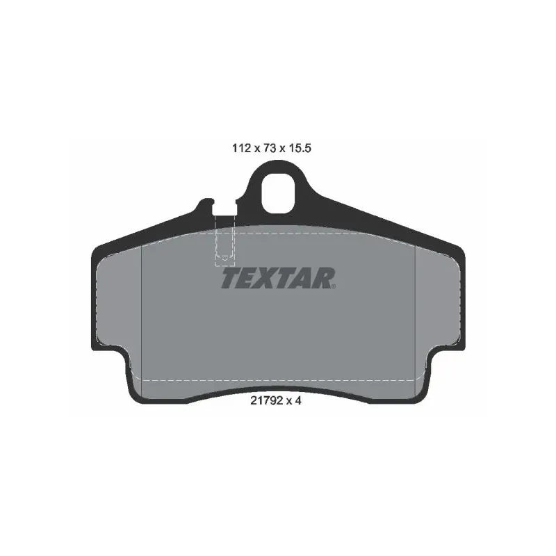 TEXTAR 2179203 Juego de pastillas de freno