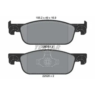 TEXTAR 2252501 Juego de pastillas de freno