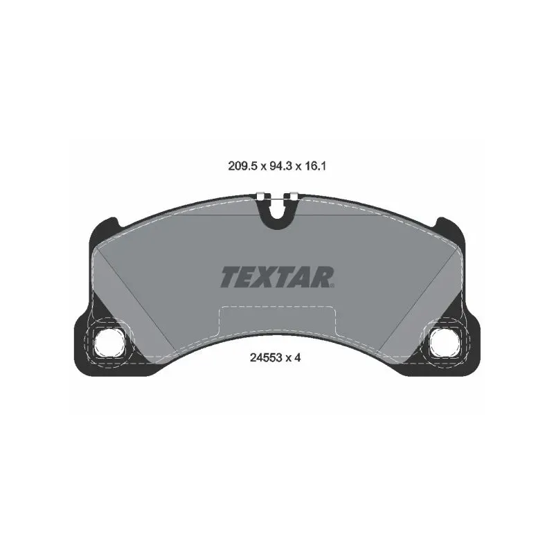 TEXTAR 2455301 Juego de pastillas de freno