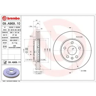 AP 25206 Disco de freno