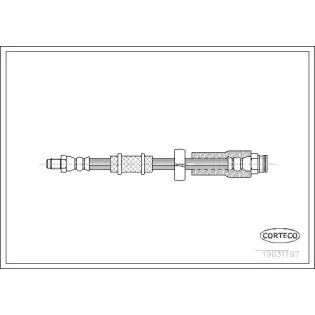 CORTECO 19031197 Tubo flexible de frenos