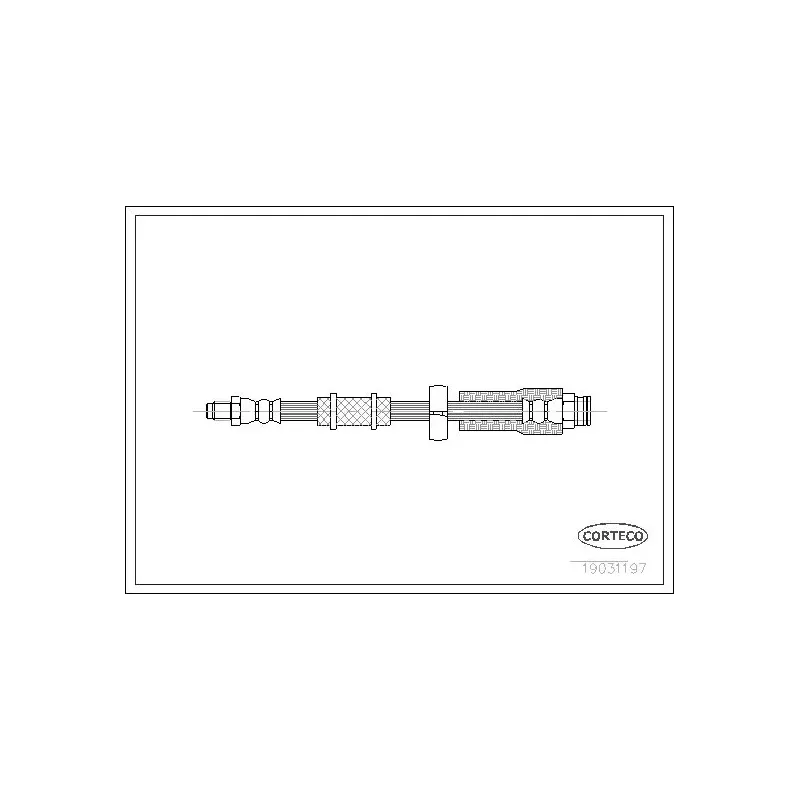 CORTECO 19031197 Tubo flexible de frenos